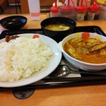 松屋 - マッサマンカレー御飯大盛730円 