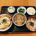 長寿庵 - 天玉丼セット　800円