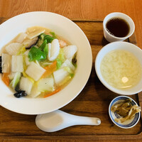 神楽坂 龍公亭 - 五目餡掛けご飯