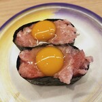 すし江戸 - うずら鉄火