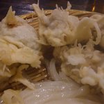 手打うどん すみた - かしわ天もアップで