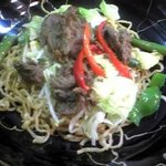 神田焼きそば 麺ヱ門 - ハラミ醤油焼そば