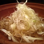 水魚 - 「葱しゃぶ」鍋の葱