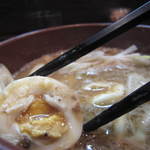 麺屋彩々 - 今回は黄身が硬いかな～