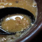 麺屋彩々 - このミンチがいい味出してるんです。