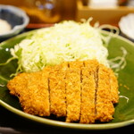 さんだ - 牛カツ定食 (￥1,000)