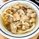 釜揚げうどん 岡じま - 炭火焼き地鶏うどん_2021年9月