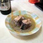 藤井屋 - さばかんを「チン」してもらいました。