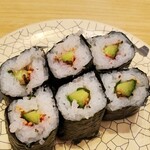 大起水産回転寿司 - 梅きゅうり巻き