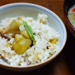 日本料理四季の一つ葉 - 栗ご飯