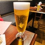 コミダ - 生ビール　ｷﾝｷﾝでした(^o^)