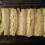前田珈琲 - 焼き＆ゆで玉子サンドイッチ