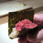 菊鮨 - ◆中落ち（気仙沼）・・タップリ盛られ、とても美味しい。