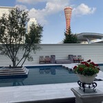 ラウンジ＆バー グラン・ブルー  - ラウンジから見えるポートタワー　お疲れ様でした