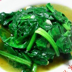 矢場味仙 - 青菜炒め