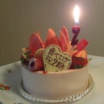 パティスリーメリクリ - 2012/11/18  食べログ２周年記念ケーキ（ククル）