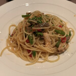 La Cucina Italiana Trentuno - 真イワシと甘長とうがらしのオイルソース スパゲティ