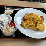 みやコーヒー - モーニングCセット　フレンチトースト