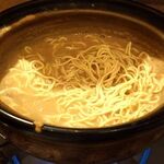 Ren - 追加で鍋の後の麺（ラーメン）