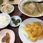 Ryuu Hou En - 選べるランチから塩ラーメンとエビマヨ