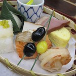 Minokichi - 京弁当、上の段