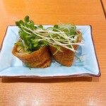 Sobadokoro Inataya - そばいなり2個¥440 いなり味のお蕎麦をパクリ
