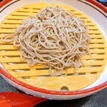 Sobadokoro Inataya - お蕎麦は田舎っぽい色だけどさらしなのような喉越しで好みの味です　蕎麦の香りも良いです