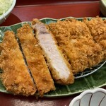 黒豚とんかつ だいち - 特選黒豚厚切りとろロースかつ定食　2,948円