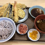 えびのや - 海鮮定食　十五穀米