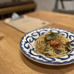 Sov - 秋刀魚のパスタ@1380円