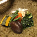 由布院 玉の湯 - 田舎風煮物も薄味で旨い