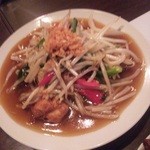 タイ料理バンセーン - パットアゴオー（揚げ豆腐入り野菜炒め）