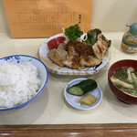喜楽 - 生姜焼定食　740円