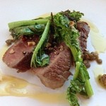 Felicelina - イベリコ豚の香草ロースト レンズ豆の煮込み添え