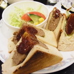 カフェクラブ ロスマリン - ハンバーグサンド　630円