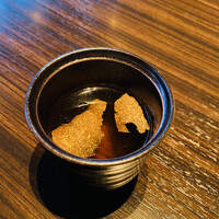 焼肉うしごろ 銀座並木通り店 - 秋トリュフと和牛のコンソメ