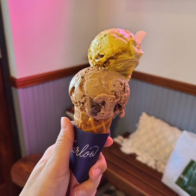 ハーロウ アイスクリームショップ Harlow Icecream Shop 貿易センター アイスクリーム 食べログ