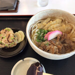 くまもと中央カントリークラブ - 肉ゴボウ天うどんセット