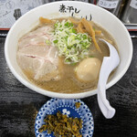 Nibo Shira-Men Aoki - R3.9  こってり煮干しラーメン＋味玉