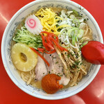 赤湯ラーメン 龍上海 - からみそ冷やし中華 大盛