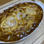 海老丸らーめん - グラタン焼いた