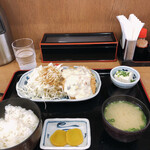 味のうえはら - チキン南蛮定食全貌