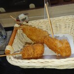 串カツ えびす - もち　ちくわチーズ　きす