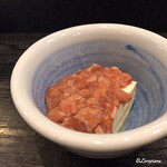 Ajinomise Iwashi - 鰹の酒盗豆腐