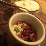 黒猫夜 - 最後に出されるお茶と山椒アイス