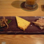 玉子焼き・キノコ煮つけ