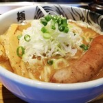 麺屋武蔵 虎洞 - 虎のしっぽラーメン￥900　ホリゾンタルアングル