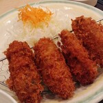 かつ時 - カキフライ定食