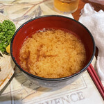 とんかつ かつ壱 - しじみ汁