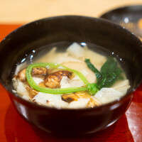 三宅輝 - 松茸　胡麻豆腐　湯葉